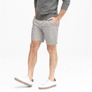 Banana Republic Aiden Club Short Men's Size 33 Grey Chambray Excellent very gent
